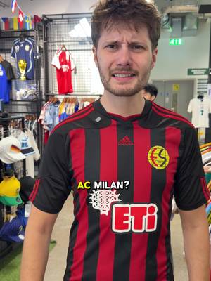 “Nice AC Milan shirt” 😬 Can’t believe he didn’t know about those three Prime Minister Cups 🤦‍♂️  #acmilan #footballshirt #skit #niche #adidas