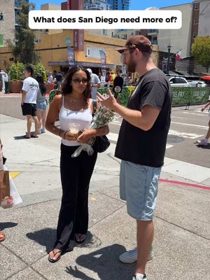 What does San Diego need more of? #sandiego #streetinterview 