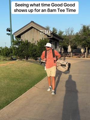 How early does Good Good show up for a tee time? 🤔  #goodgood #golftiktok 