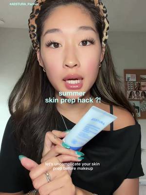 AD #AESTURA_Partner 1 step skin prep for the summer ☀️ @aestura_us 