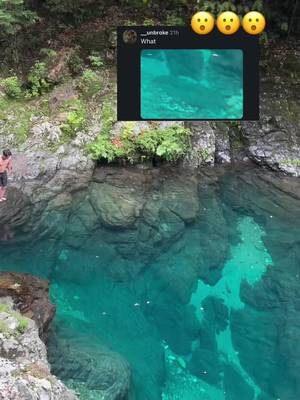 Bro is swimming in the clearest water ever (via hh_o8iz_t/IG)