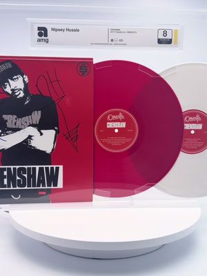 Artist: Nipsey Hussle Title : Crenshaw Year: 2017 Label :  Omertà Inc  Media : Custom Case / Signed by Nipsey Hussle  . . . . #nipseyhussle #themarathoncontinues🏁 #vinyl #autograph #hiphop