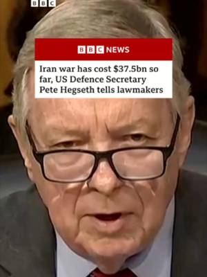 The White House has asked Congress to approve $87.6bn (£66.5bn), mostly for "urgent needs" connected with the war in Iran. #TheWhiteHouse #Congress #PeteHegseth #Iran #USNews #BBCNews
