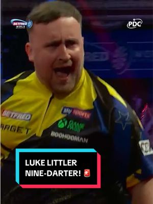 Luke Littler produces perfection at the Winter Gardens in the first leg of his contest against Nathan Aspinall! 9️⃣