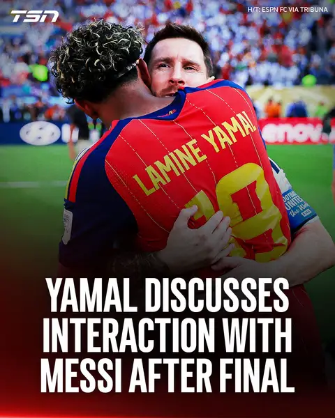 Lamine Yamal's admiration for Lionel Messi is boundless 🫡 (H/T @espnfc, via Tribuna.com)