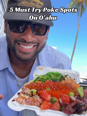I was hustling all over O’ahu to find the best poke! Not gonna lie a lot of them were amazing but these are my top 5!🙌🏾 aliciasmarket  morningcatch  Rys Poke  kbaybros.ice  taniokas  #hawaiifood #pokebowl #seafood #oahu #foodreview
