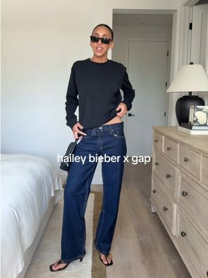 wow was not expecting these to be this good #haileybieber #gap #tryon #review #gapjeans 