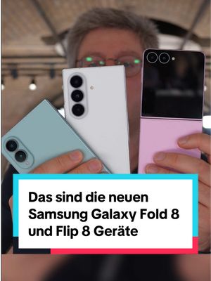 Samsung hat in London die neuen Samsung Galaxy Z Fold und Flip Geräte vorgestellt. Das Fold 8, das Fold 8 Ultra und das Flip 8. Gerade das Fold 8 wirkt durch den 4:3 Formfaktor sehr interessant. #galaxyunpacked #GalaxyZFold8 #GalaxyZFlip8 #GalaxyFold8Ultra #samsung @Samsung Deutschland @Samsung