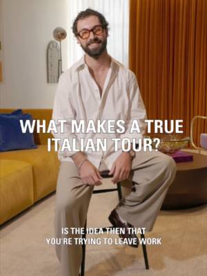 @reisingerandres knows a thing or two about Italy. And he's got strong opinions on what makes a space — and a trip — actually memorable. Watch for a behind-the-scenes glimpse into his Italian Tour with @whotels