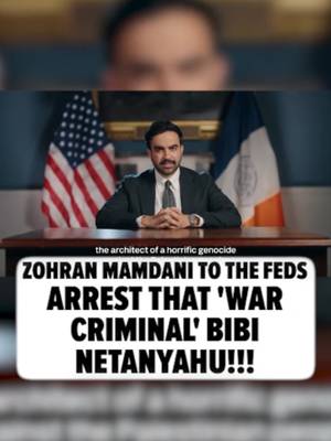 Zohran Mamdani clearly hates Benjamin "Bibi" Netanyahu because he's demanding the federal government arrest the Israeli prime minister if Bibi so much as steps foot in the Big Apple! ⛓️‍💥