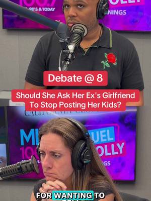 Her ex's girlfriend posts the kids like they're hers...