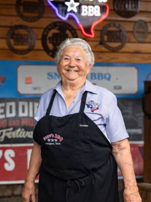 Fans from all over the world don’t just drive to Snow's BBQ for the food. They go to meet Tootsie Tomanetz, the Keeper of The Heartbeat for Lexington, TX. Watch the full Keepers of The Heartbeat series at the link in our bio. #Chevy#Silverado