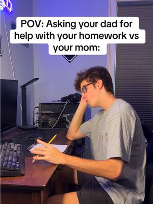 When you asked your parents for help with your homework📚😂 #fyp #ritzceo #foryou #parents 