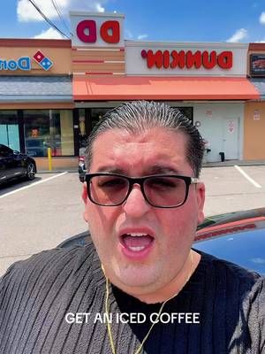 RAN to @Dunkin' 🏃🏃#icedcoffee #dunkin 