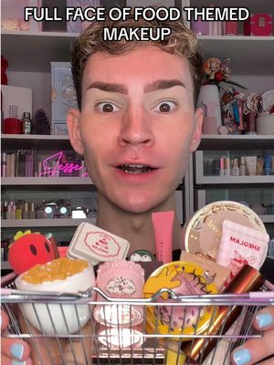 Replying to @Jbailey1221 picking out a full face of food themed makeup products! #makeup #viralmakeup #beauty #makeupchallenge #makeupartist 