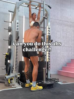 Tag a friend to challenge!  #abschallenge #fitnesschallenge #coupleschallenge 