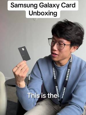 Samsung made a credit card… @Samsung Galaxy Card unboxing #samsung #galaxycard #samsunggalaxycard #creditcard #tonytechbytes 