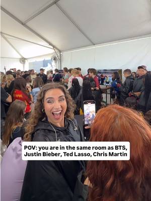 Omg I can’t believe I was in the same room as BTS, Justin Bieber, Ted Lasso and Chris Martin!!!! What is liiife!!!! So so grateful 🥹🥹🥹