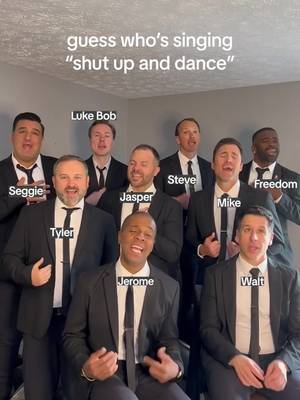 Shut up and leave us a comment if you think you know who’s singing this one? 🤫 #guesswhossinging #guesswhossingingchallenge #acappella #walkthemoon #shutupanddance 