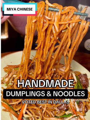 BEST HANDMADE DUMPLINGS & NOODLES 🥟 #chinesefood #dumplings #dallasfood #dallasrestaurants #dallaseats 