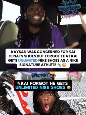Kaysan really forgot about Kai Cenat’s NIKE deal 😭☠️ #nike #kaicenat #kaicenatclips #kicks #sneakers 