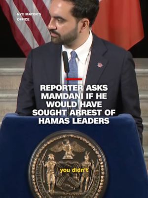 New York City Mayor Zohran Mamdani was asked by a reporter whether he would have called for the arrest of Hamas leaders responsible for the October 7, 2023, attacks in Israel. The question comes as Mamdani has faced scrutiny over his campaign trail vow to execute the International Criminal Court’s arrest warrant for Israeli Prime Minister Benjamin Netanyahu if he were to come to New York City. However, the mayor acknowledged this week that he does not have the legal authority to do so.