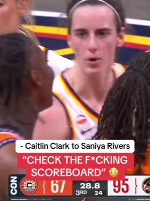 Caitlin Clark wasn’t happy after the foul 😅😳 #WNBA #basketball #caitlinclark #foul 