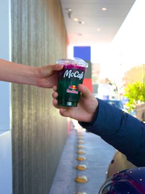 your new favourite pick-me-up has landed 🚀 Red Bull is now at Macca’s nationwide! @redbullau
