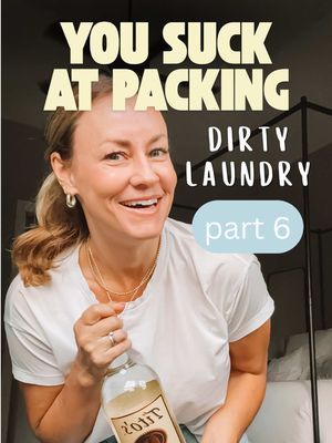 LINK IN BIO Trust me, you don’t need a bigger suitcase? You need smarter laundry habits. ✈️🧺 𝐘𝐨𝐮 𝐒𝐮𝐜𝐤 𝐚𝐭 𝐏𝐚𝐜𝐤𝐢𝐧𝐠: 𝐏𝐚𝐫𝐭 𝟔 - 𝐃𝐈𝐑𝐓𝐘 𝐋𝐀𝐔𝐍𝐃𝐑𝐘 If you’re only packing a carry-on (or just want to stop overpacking), this episode covers: 🧼 How to make your clothes last longer between washes 🛏️ The easiest ways to wash clothes in a hotel, Airbnb, or cruise cabin 👕 How to avoid wrinkly clothes on vacation 🧺 My system for keeping dirty laundry separate from everything else These are the exact travel laundry hacks I use to travel for weeks with one carry-on. I’ve linked all of my favorite travel laundry essentials in my LTK if you want to steal my setup. 💾 Save this for your next trip, and follow along because there’s so much more coming up in the You Suck at Packing series! #CarryOnOnly #TravelLaundry #PackingHacks #TravelTips #PackSmarter OneBagTravel TravelEssentials LTK TravelCreator PackingTips