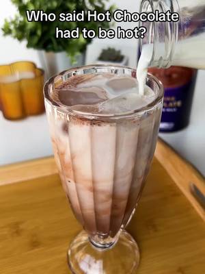 Hot chocolate just got cooler 🧊 🍫  Find our Cold Chocolate recipe on your Cadbury Hot Chocolate pack and give it a try! 💜 #summerdrinks
