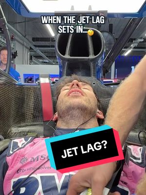 contact Pierre for jet lag tips 📞 #f1 #alpinef1 #pierregasly #hungariangp 