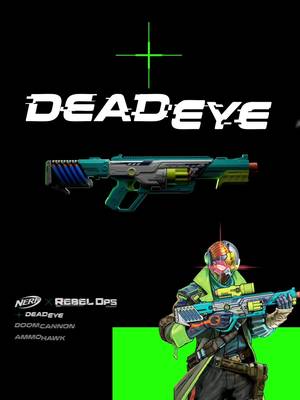 DEADEYE 🎯 ✅ 3 modes: Distance, damage + defense ✅ Shieldstock for defense + stability ✅ Scope-barrel for precision ✅ 8-dart pump-action blasting   Precision chaos.