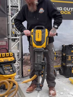 Just call him "Chip". Nice work @KrugerConstruction Link in bio. [NEW] POWERSHIFT™ 1-1/8 in. Hex Demo Hammer Kit – DCPS966AG2 10 Gallon Wet/Dry HEPA Dust Extractor with Automatic Filter – DWV015 #DEWALTTough #DEWALT
