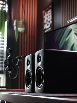 The M90 speakers from @Edifier North America packs Bluetooth connectivity, customizable sound through the Edifier app, and a subwoofer output into a clean, compact design. 🔗 See link in bio #EDIFIER #M90 #Speakers