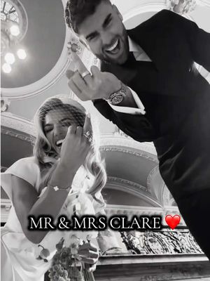 Mr and Mrs Clare ❤️ #legallymarried 