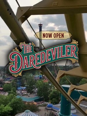 It’s here! Our classic inverted roller coaster The DareDeviler is officially open! ✈️ 🎢 New trains, fresh new colours & theme – climb aboard & take flight through daring aerial maneuvers!