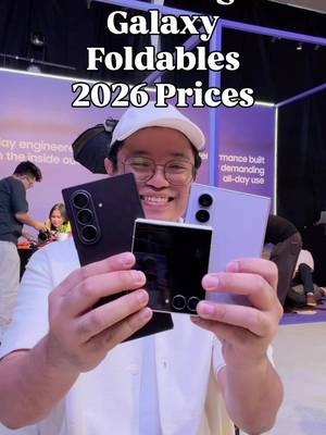 Samsung’s 2026 Foldables are here! 👀 Here’s how much the latest Galaxy Z Fold, Flip, and Ultra cost in the Philippines. Which one are you getting? #Samsung #GalaxyZFold #GalaxyZFlip #GalaxyUnpacked #UnfoldYourUltraPH @Samsung Philippines 