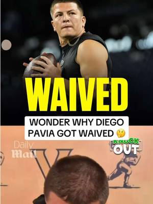 Diego Pavia waived by the Ravens before training camp even started #diegopavia #ravens 