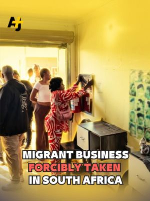 A Congolese woman in South Africa was told to hand her salon over to a South African. She destroyed her salon instead. #SouthAfrica #Immigration #Protest #GlobalSouth
