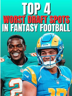 Top 4 Worst Spots To Draft From In Fantasy Football #nfl #fantasyfootball #fantasydraft 
