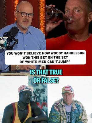 Today is Woody Harrelson’s birthday… and in November he told us this INCREDIBLE story from the set of ‘White Men Can’t Jump’ where he may or may not have lowered the rim of a basketball hoop to win a bet over Wesley Snipes 🤣 Happy Birthday, Woody! #woodyharrelson #wesleysnipes #bball 