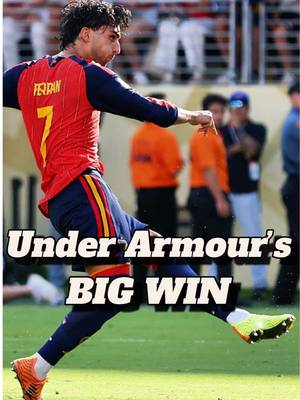Under Armour nailed this campaign after Ferran Torres’ game winning goal in their boots #sportsbusiness #worldcup #fifaworldcup #tiktokcampaign #soccertiktok 