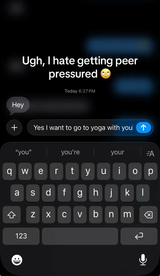 The worst😅 or the best.. 🧘‍♀️  #pyc #toronto #yoga #trendy #peerpressure 