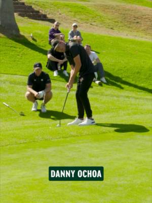 Danny Ochoa showing us that he does indeed know how to putt. More from this match on @youtube  #grassleague #fyp #golf #par3 #match