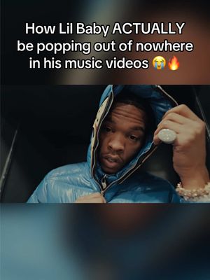 Y'all are going crazy with this trend rn 😂😭🔥 #LilBaby really does pop out of nowhere in a lot of music videos‼️🎥 Which one is your favorite⁉️🤔 #lilbaby4pf #lilbabymusic #LilDurk #YoungThug 