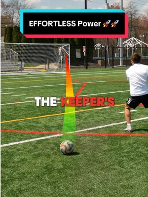 EFFORTLESS Power 🚀🚀 #football #soccertraining #footy #satisfying 