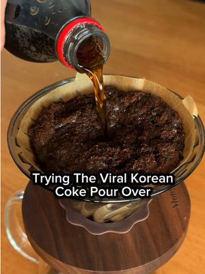 Trying the viral Korean Coke Pour Over