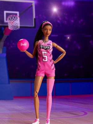 #5 on the court, #1 in our hearts.   #Barbie #AngelReese #WomensBasketball