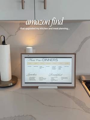 Conquer back to school meal prep like a pro at the link in bio 🗓️ #amazonfinds #kitchenplanner #amazonhome 🎥: @sydneynicoleslone