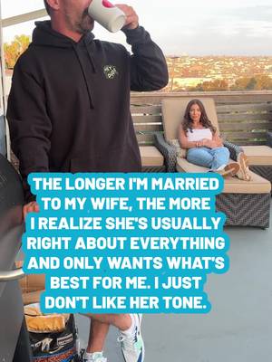 The problem with being married to someone who's always right #husbandwife #short
